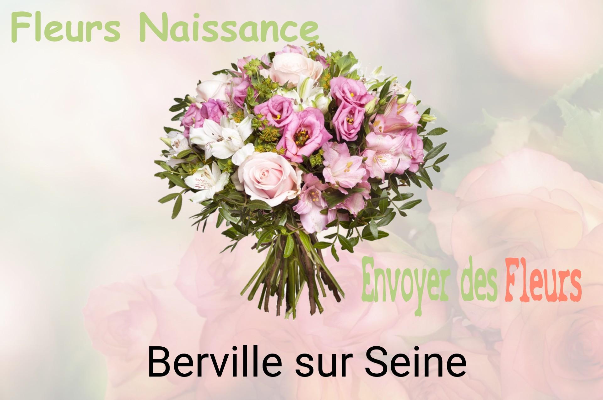 Bouquet de fleurs de naissance livré à Berville-sur-Seine